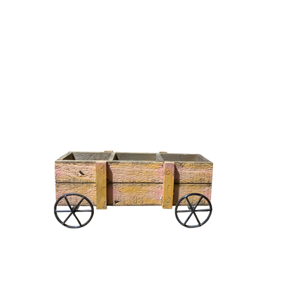 Vintage Wagon Flower Cart