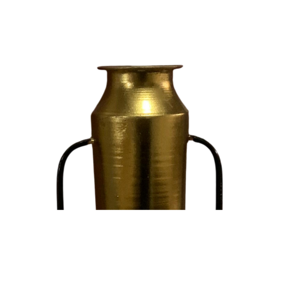 Vintage Brass Floral Vase
