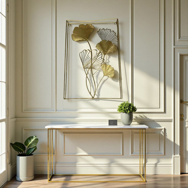 Luxury Hand-Polished Brass Wall Accent