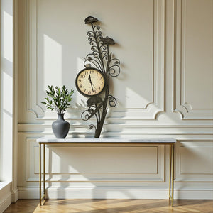SteelSphere Classic Roman Clock