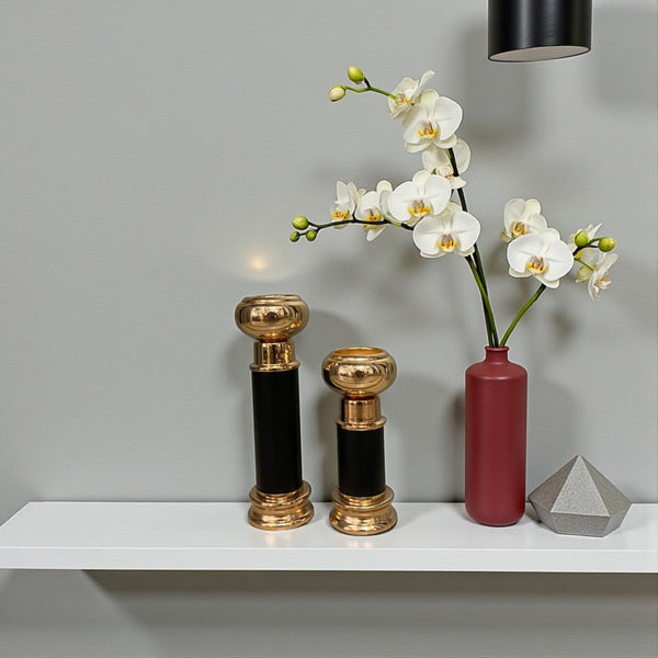 Luminous Aura Candle Holder Pair