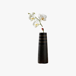 Textured Modern Pattern Decorative Wooden Vase