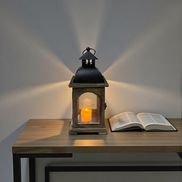 Timeless Aura Vintage Brass Lantern