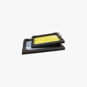 Linen Grace Fabric Tray Pair