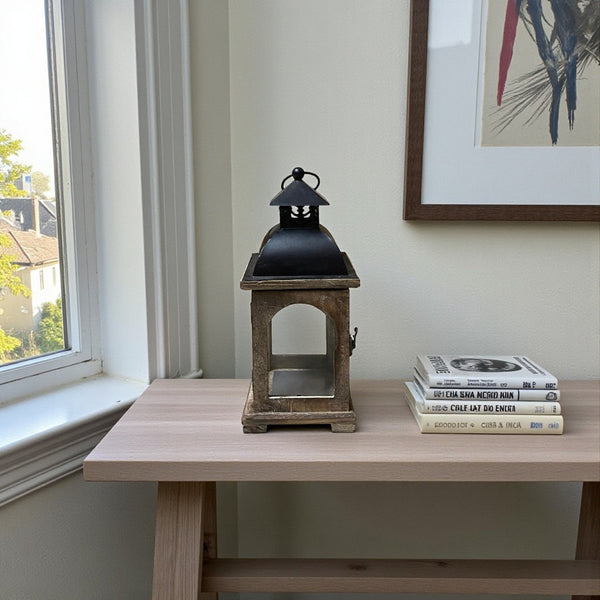 Timeless Aura Vintage Brass Lantern