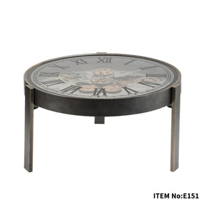 Vasco Map Moving Gears Centre Table Clock