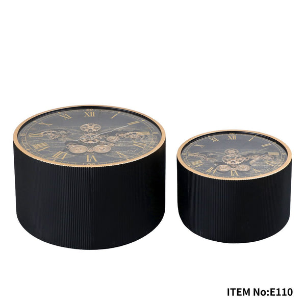 Vintage Steampunk Nesting Mechanical Table Set