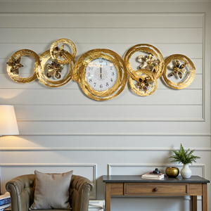 Timora Luxe Metallic Wall Clock