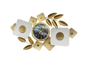 EternaLine Modern Metallic Wall Clock