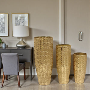J-Star Zenith Decorative Floor Planters Set