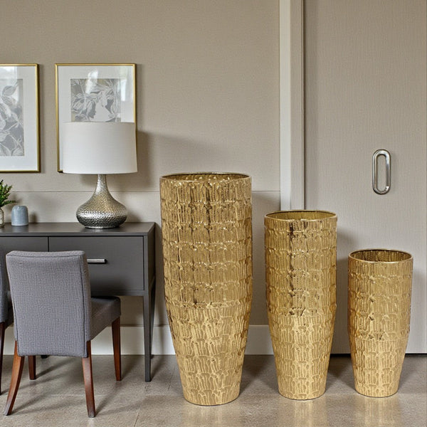 J-Star Zenith Decorative Floor Planters Set