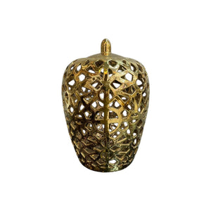 Royal Gold Lattice Candy Jar