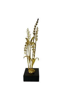 Golden Harvest Elegance Metallic Ornament