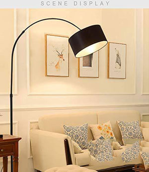 ForgeGlow Arc – Black Metal Arc Lamp