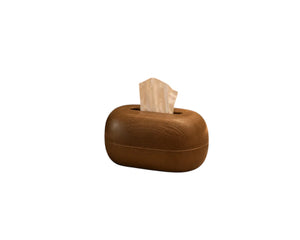 Realistic Wood Finish Tissue Box