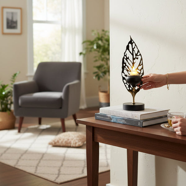 Verdant Elegance Candle Holders (Pair)