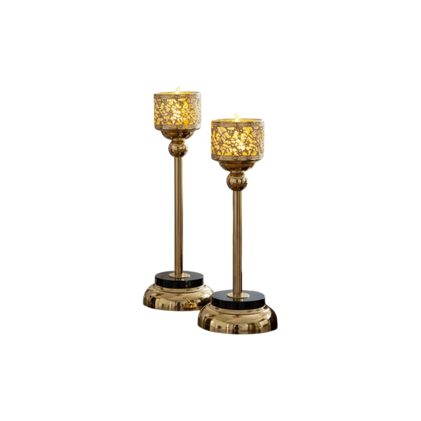 Luminora Vintage Metal Candle Holder
