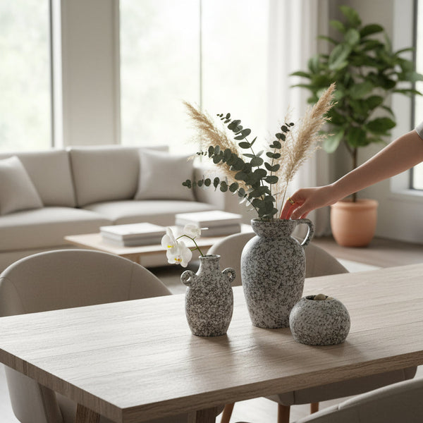 Verdure Sanctum Ceramic Vases Set