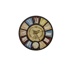 Golden Multi Glow Wall Clock