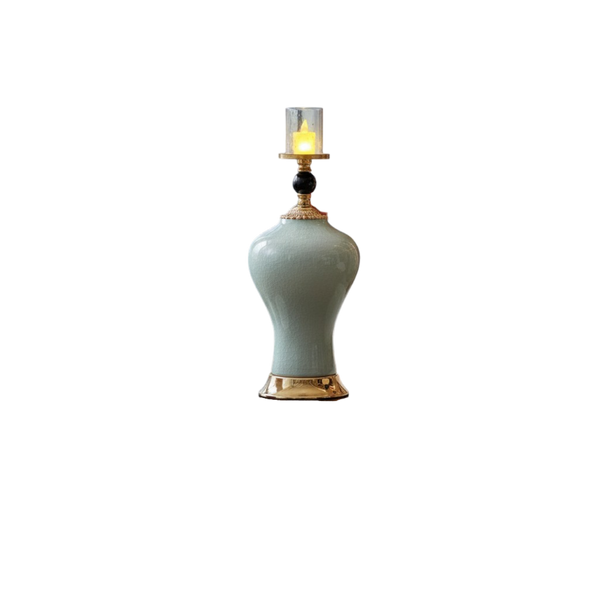 Royal Crest Antique Metallic Candle Stand