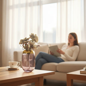 Crystal Haven Glass Vase
