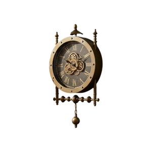 Luxury Old Town Heritage Metallic Wall Clock