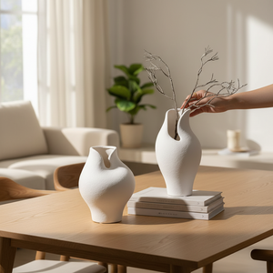 Elysian Wave Ceramic Vases