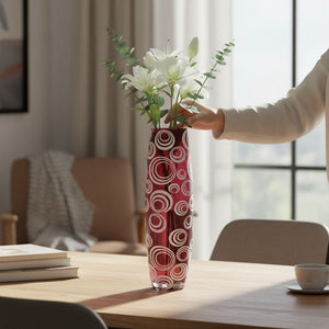 Crystal Bloom Elegant Glass Vase