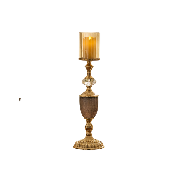 Timeless Elegance Crystal Candle Holder