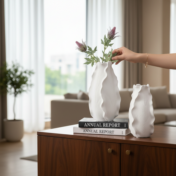 Harmony Stack Contemporary Ceramic Vase