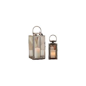 Luminous Glass Lantern Set