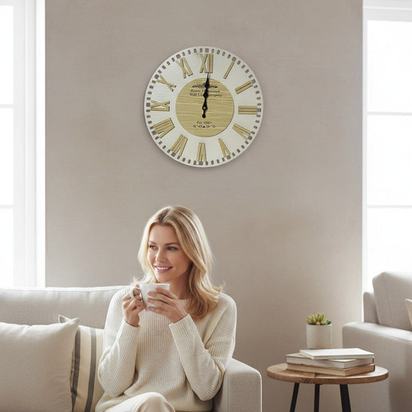 Meridian Luxe Ultra-Modern Statement Wall Clock