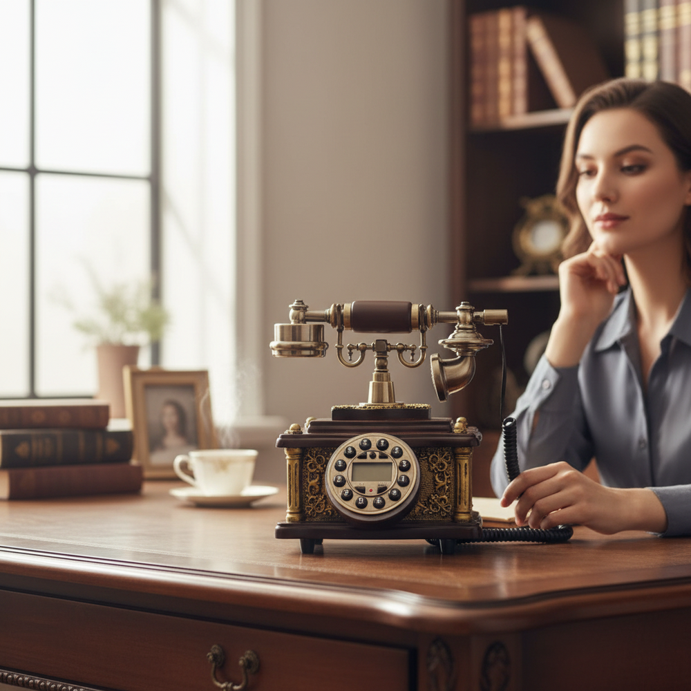 The Elegant Retro Functional Telephone