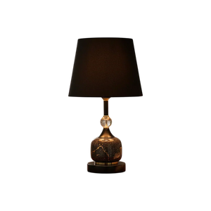Modern Marble-Effect Table Lamp
