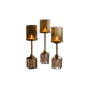 Amber Grace Candle Stand Set