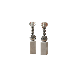 Elysian Marbella Candle Holders (Pair)