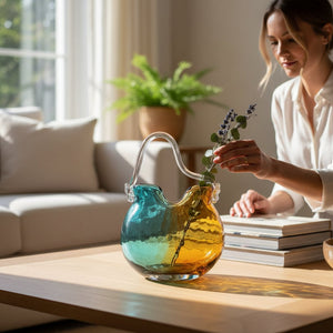 Modern Textured Crystal Bag Decor