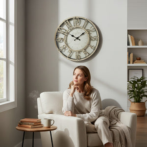TimelyGlow Classic Plastic Wall Clock