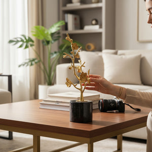 Delicate Metallic Tree Decor