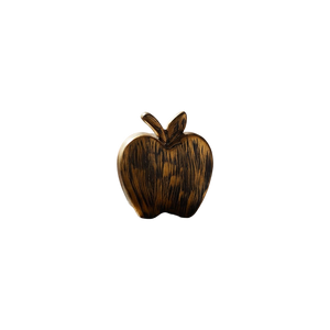 Crimson Charm Ceramic Apple Decor