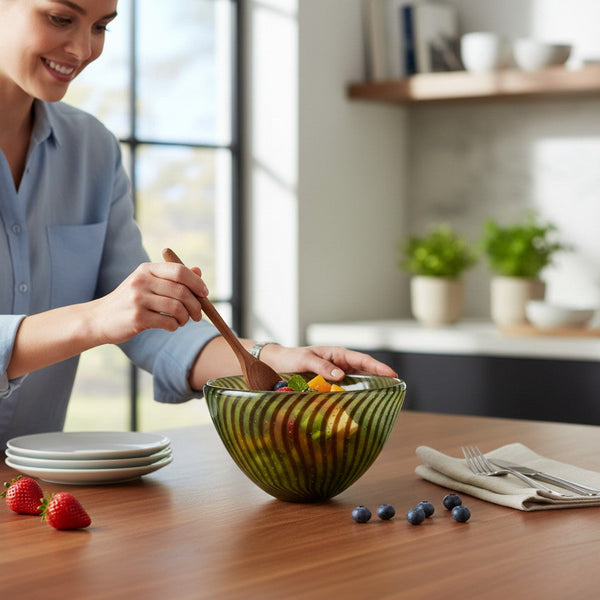 Celestial Bloom Heavy Glass Center Dish