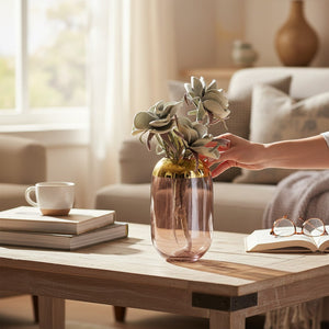 Crystal Haven Glass Vase