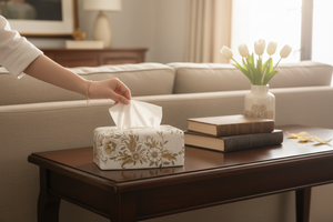 Modern Terra Layered Ceramic Vases
