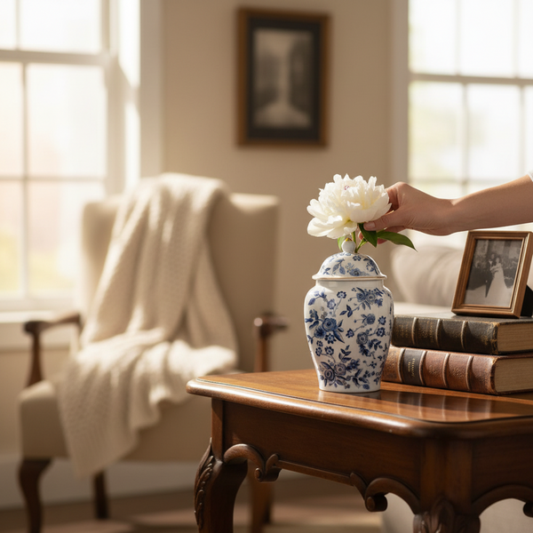 Harmony Floral Ceramic Candy & Storage Jar
