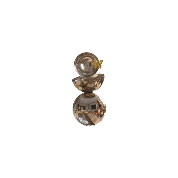 Modern Crystal Finish Abstract Decorative Ornament