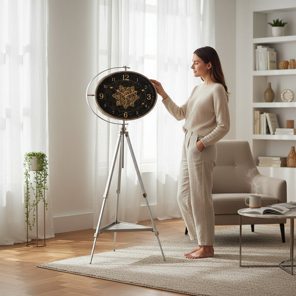 Urban Gear Industrial Tripod Clock