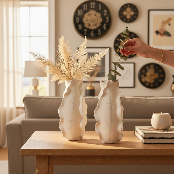 Harmony Stack Contemporary Ceramic Vase