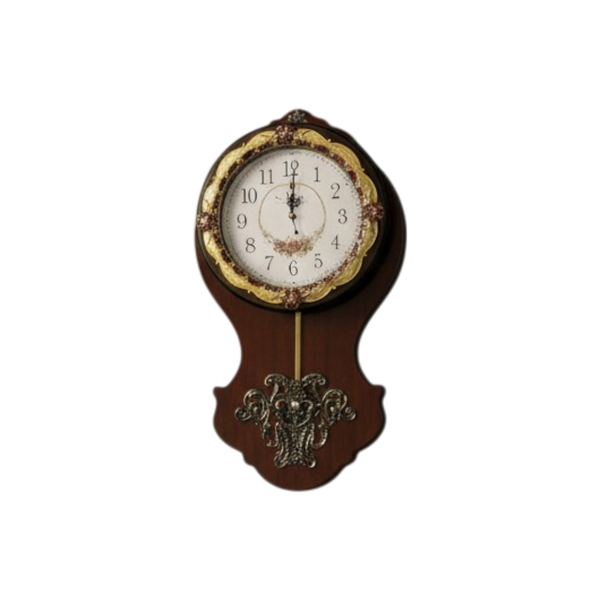 Rustic Elegance Premium Brown Wall Clock