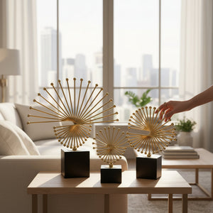 Orbit Modern Metallic Decorative Table Ornament
