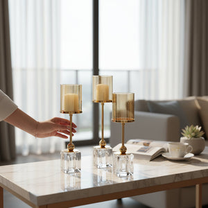 Amber Grace Candle Stand Set